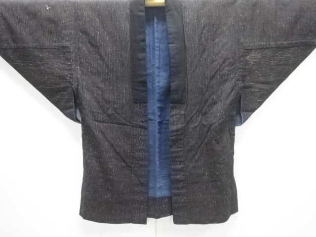 JAPANESE KIMONO / ANTIQUE NORAGI / COTTON / STRIPE
